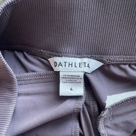 Athleta Brooklyn Mid Rise Ankle Pants Twilight Gray Size 6 Travel Athleisure - Picture 7 of 7